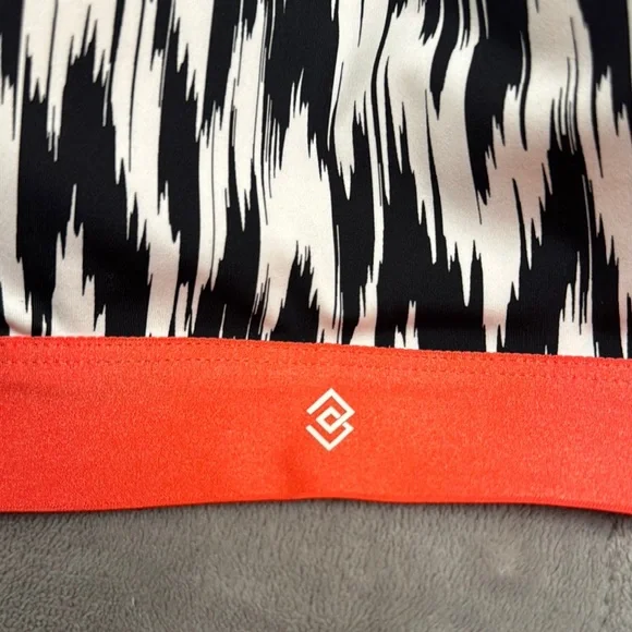 ThirdLove Black and White Bra with orange Accents - Picture 6 of 8